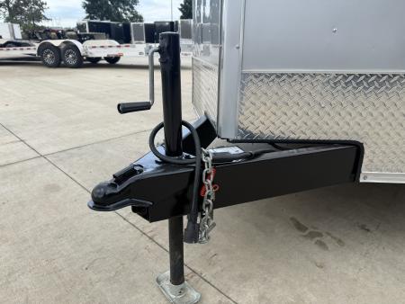 Used 2021 Interstate 7x16 + 2.5’V Nose 7' TALL SUPERIOR QUALITY Rear Ramp Enclosed Cargo Trailer