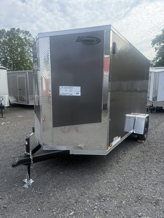 New 2026 FORMULA 6x12 Conquest Cargo - Ramp Door - Charcoal