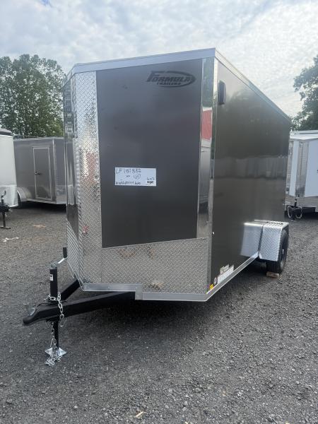 New 2026 FORMULA 6x12 Conquest Cargo - Ramp Door - Charcoal