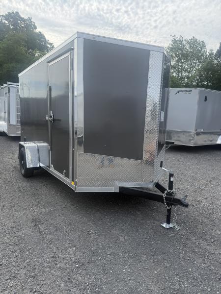 New 2026 FORMULA 6x12 Conquest Cargo - Ramp Door - Charcoal
