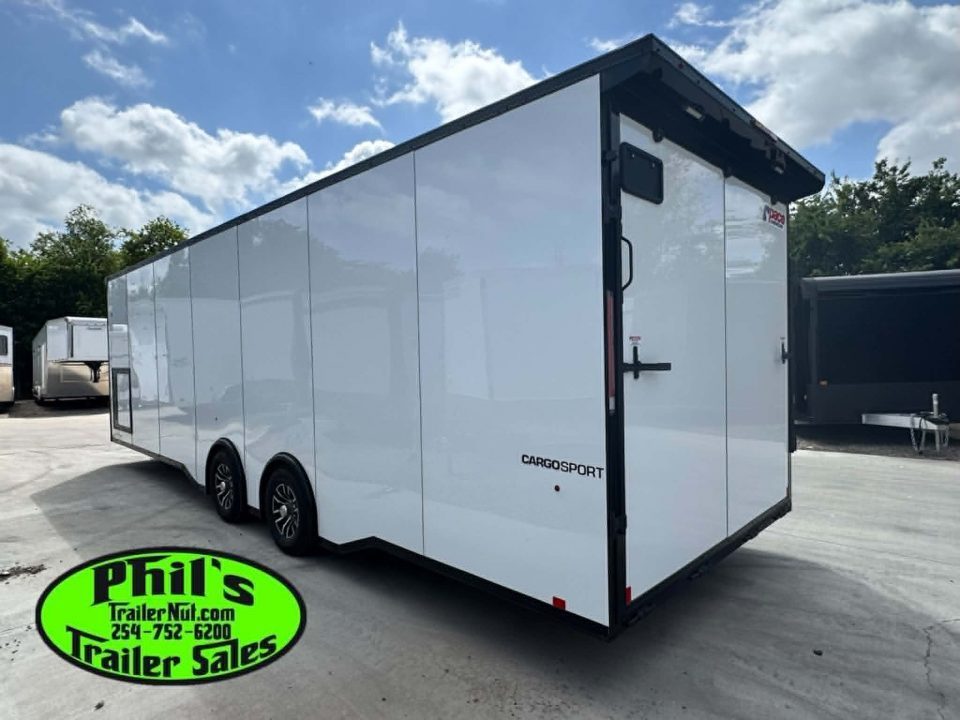 New Pace American 8.5X28 Car / Racing Trailer ENCLOSED CAR HAULER UPGRADED .080 EXTERIOR & REAR WING
