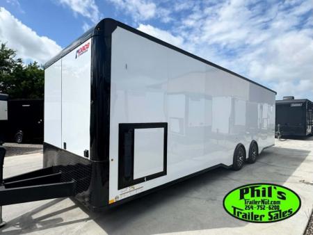 New Pace American 8.5X28 Car / Racing Trailer ENCLOSED CAR HAULER UPGRADED .080 EXTERIOR & REAR WING