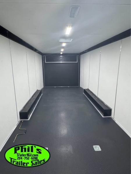 New Pace American 8.5X28 Car / Racing Trailer ENCLOSED CAR HAULER UPGRADED .080 EXTERIOR & REAR WING