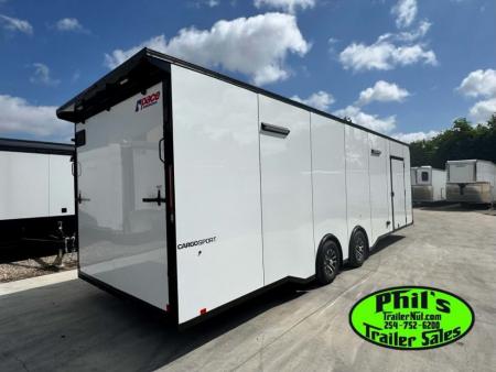 New Pace American 8.5X28 Car / Racing Trailer ENCLOSED CAR HAULER UPGRADED .080 EXTERIOR & REAR WING