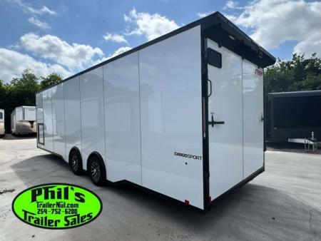 New Pace American 8.5X28 Car / Racing Trailer ENCLOSED CAR HAULER UPGRADED .080 EXTERIOR & REAR WING
