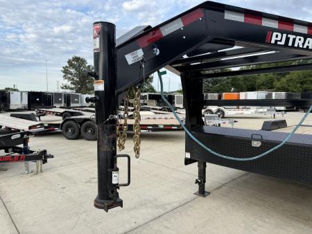 Used USED 2023 PJ GOOSENECK 24 ft flatbed HEAVY DUTY 14K Trailer
