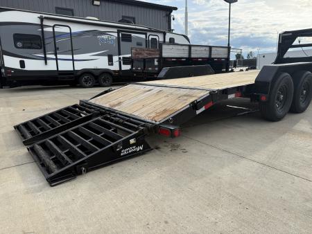 Used USED 2023 PJ GOOSENECK 24 ft flatbed HEAVY DUTY 14K Trailer