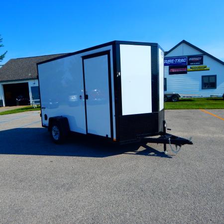 New 2026 Impact Trailers 6 X 12 Quake Flat Top V-Nose 3K Cargo / Enclosed Trailer