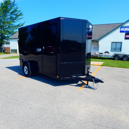 New 2026 Impact Trailers 6 X 12 Quake Flat Top V-Nose 3K Cargo / Enclosed Trailer