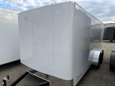 New 2026 Mirage Trailers 7 x 16 EXPO Cargo Flat Top Round Front 7K Cargo / Enclosed Trailer