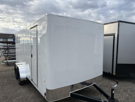 New 2026 Mirage Trailers 7 x 16 EXPO Cargo Flat Top Round Front 7K Cargo / Enclosed Trailer
