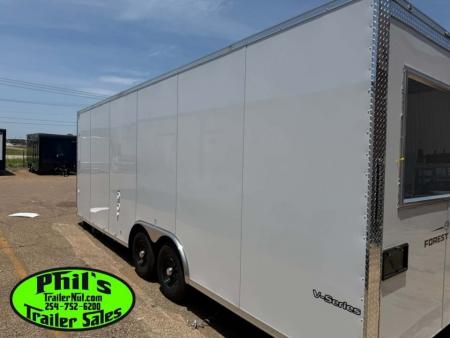 New 2026 Continental Cargo 8.5X24 OFFICE / JOBSITE TRAILER Cargo / Enclosed Trailer BATH TRAILER - BATHROOM PACKAGE