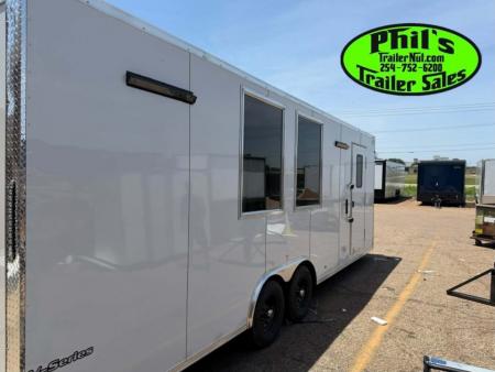 New 2026 Continental Cargo 8.5X24 OFFICE / JOBSITE TRAILER Cargo / Enclosed Trailer BATH TRAILER - BATHROOM PACKAGE