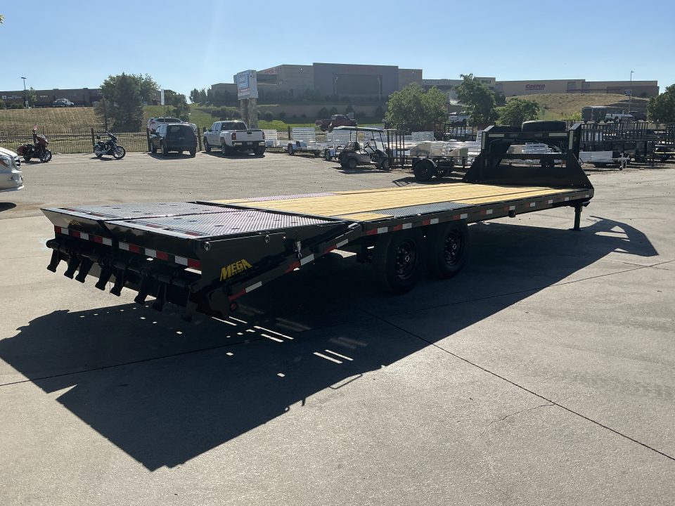 New 2027 Big Tex 25GN-25D5A-MRBK Flatbed Trailer