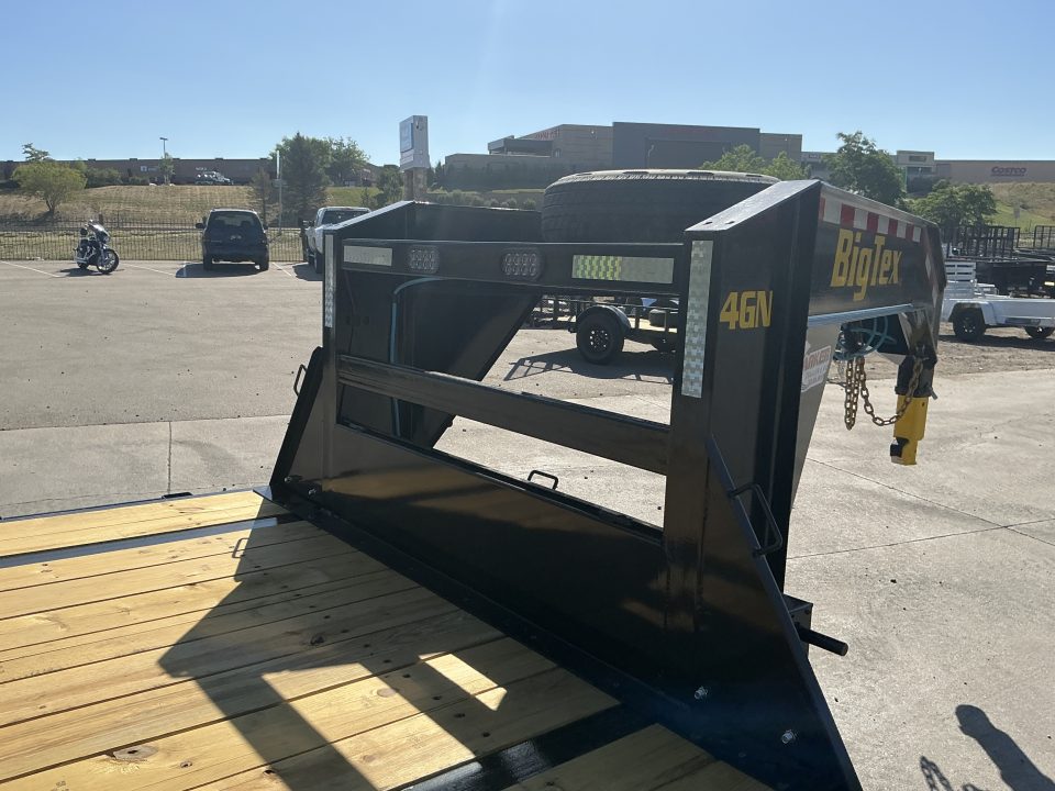 New 2027 Big Tex 25GN-25D5A-MRBK Flatbed Trailer