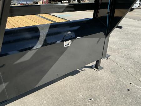New 2027 Big Tex 25GN-25D5A-MRBK Flatbed Trailer