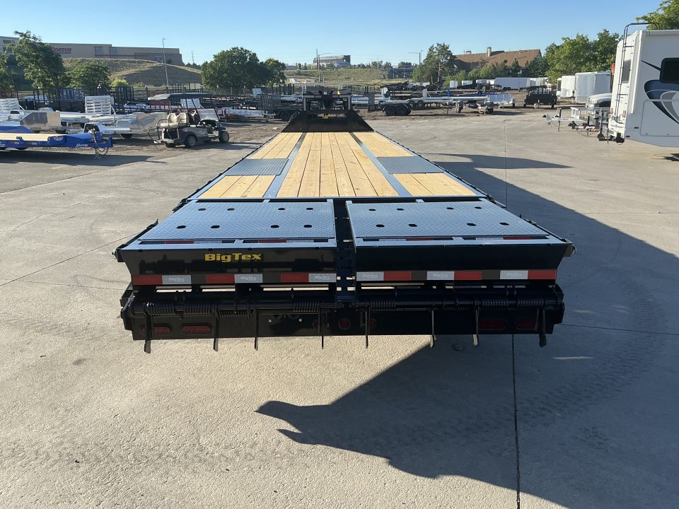 New 2027 Big Tex 25GN-40D5A-MRBK Flatbed Trailer