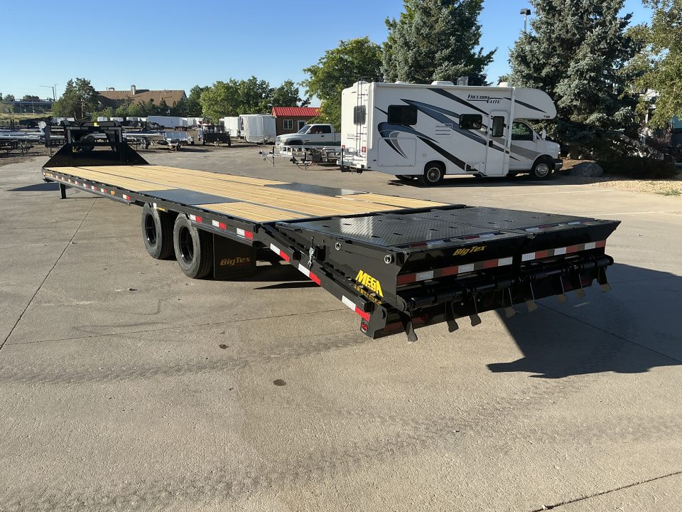 New 2027 Big Tex 25GN-40D5A-MRBK Flatbed Trailer