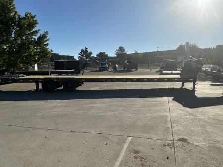 New 2027 Big Tex 25GN-40D5A-MRBK Flatbed Trailer