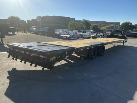 New 2027 Big Tex 25GN-40D5A-MRBK Flatbed Trailer
