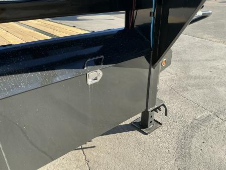 New 2027 Big Tex 25GN-40D5A-MRBK Flatbed Trailer
