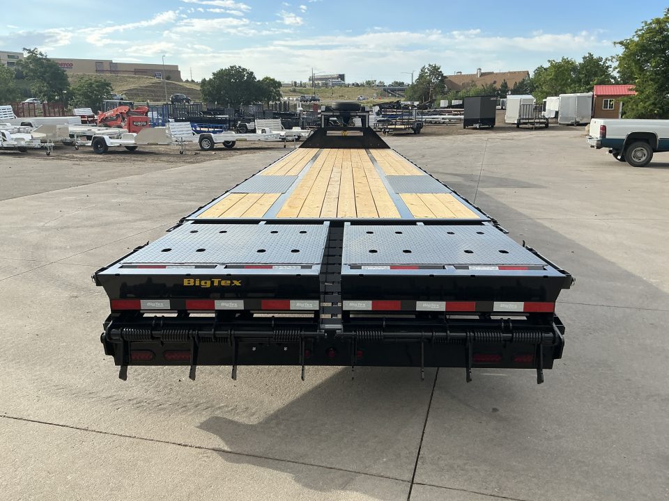 New 2027 Big Tex 25GN-40D5A-MRBK Flatbed Trailer