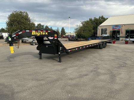 New 2027 Big Tex 25GN-40D5A-MRBK Flatbed Trailer
