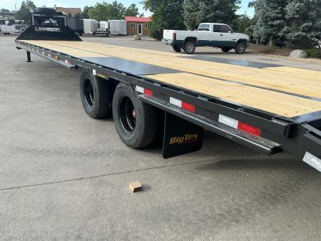 New 2027 Big Tex 25GN-40D5A-MRBK Flatbed Trailer
