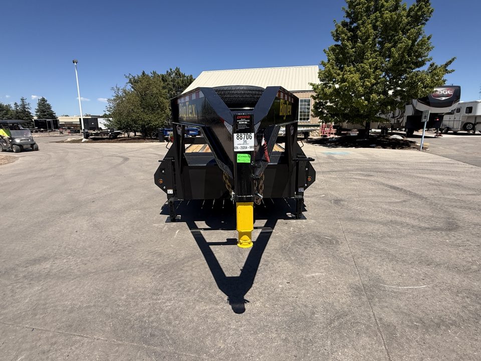 New 2027 Big Tex 14GN-25D5A-MRBK Flatbed Trailer
