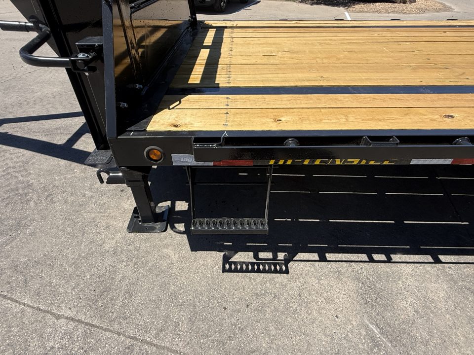 New 2027 Big Tex 14GN-25D5A-MRBK Flatbed Trailer