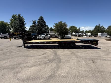 New 2027 Big Tex 14GN-25D5A-MRBK Flatbed Trailer