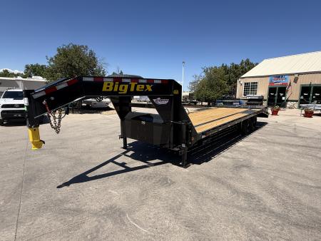 New 2027 Big Tex 14GN-25D5A-MRBK Flatbed Trailer
