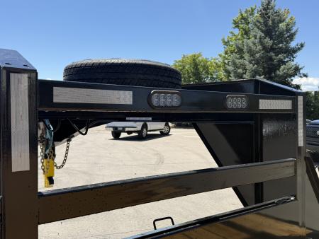 New 2027 Big Tex 14GN-25D5A-MRBK Flatbed Trailer