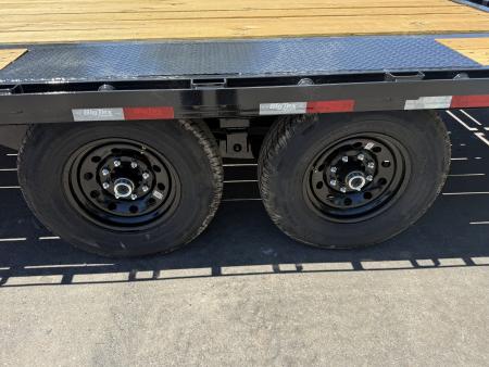 New 2027 Big Tex 14GN-25D5A-MRBK Flatbed Trailer