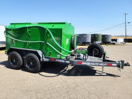 New 2027 Chute Help 1500 Gallon Water Wagon Tank Trailer