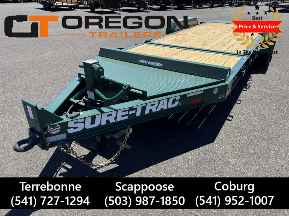 New 2026 Sure-Trac 7x20 Pro Series HD Tilt Equipment Trailer 17.6K GVWR