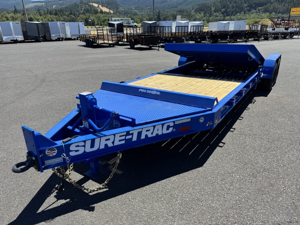 New 2026 Sure-Trac 7x20 Pro Series HD Tilt Equipment Trailer 17.6K GVWR
