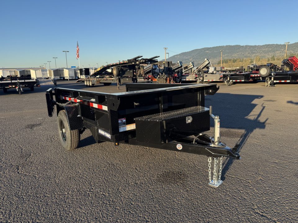 New 2026 Sure-Trac 5x8 Homeowner Utility Dump Trailer 5K GVWR