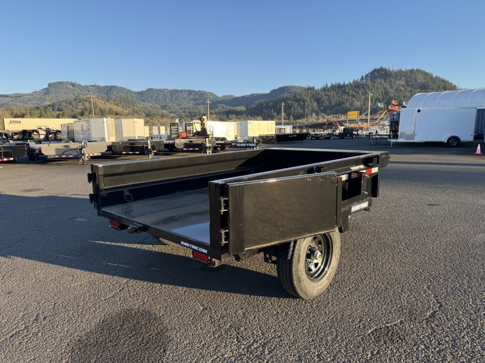 New 2026 Sure-Trac 5x8 Homeowner Utility Dump Trailer 5K GVWR
