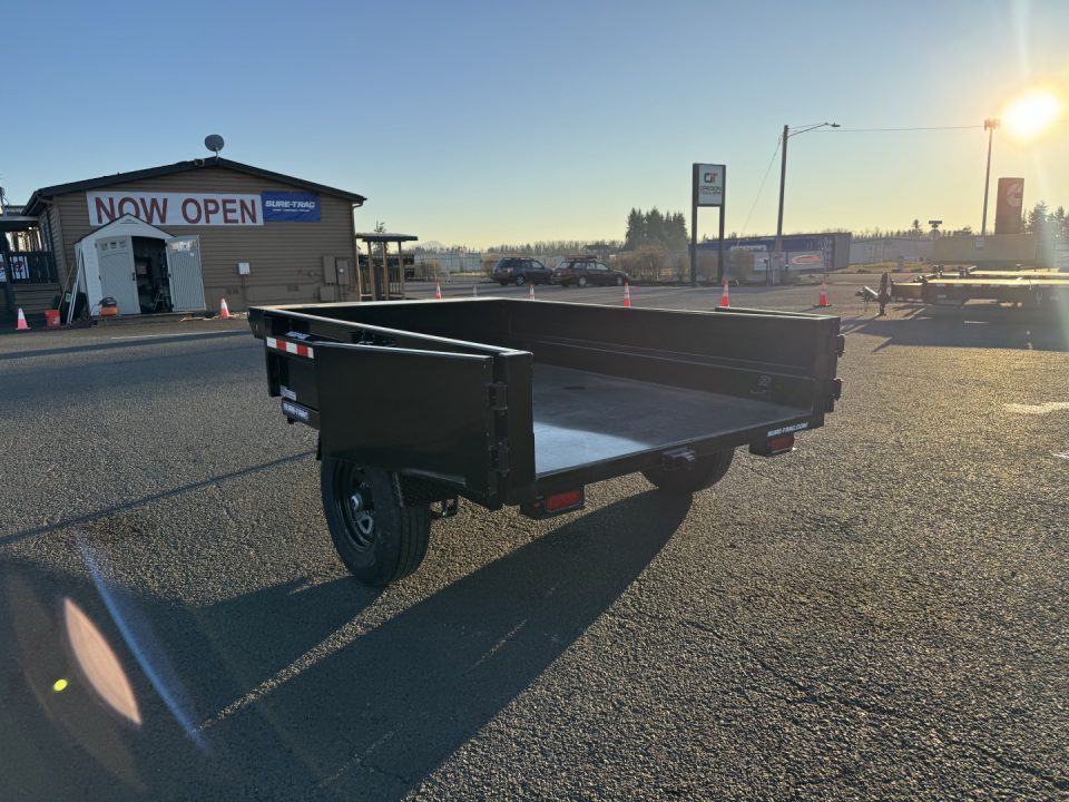 New 2026 Sure-Trac 5x8 Homeowner Utility Dump Trailer 5K GVWR