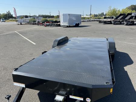 New 2026 Sure-Trac 7x20 (16+4) Steel Deck Car Hauler 10K GVWR