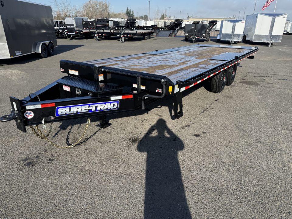 New 2026 Sure-Trac 8.5x22 Steel HD Deckover Power Tilt 15.4K GVWR