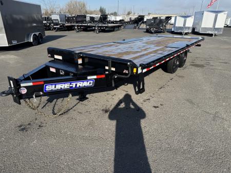 New 2026 Sure-Trac 8.5x22 Steel HD Deckover Power Tilt 15.4K GVWR