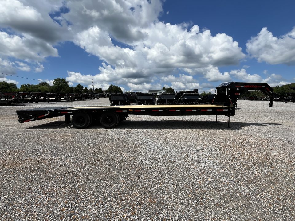 New 2027 MAXXD Gooseneck Flatbed Trailer | 102" x 30' 25K GVWR