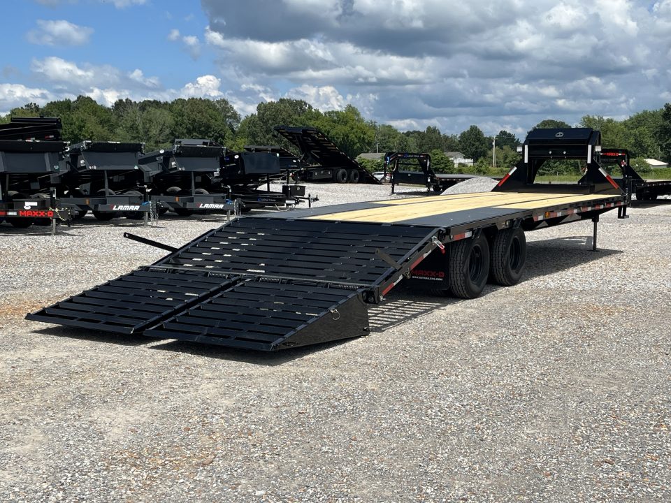 New 2027 MAXXD Gooseneck Flatbed Trailer | 102" x 30' 25K GVWR
