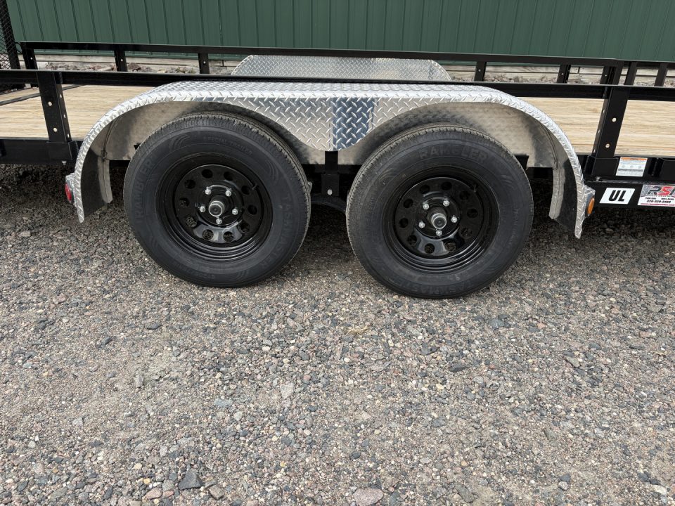 New 2027 20'x83" PJ Tandem Axle Utility Trailer - HD Gate