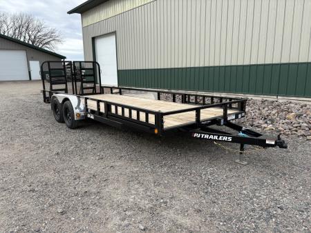 New 2027 20'x83  PJ Tandem Axle Utility Trailer - HD Gate