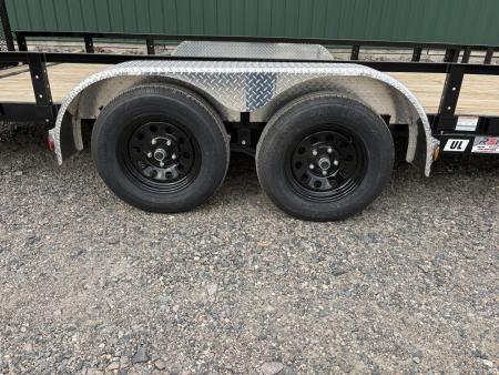 New 2027 20'x83" PJ Tandem Axle Utility Trailer - HD Gate