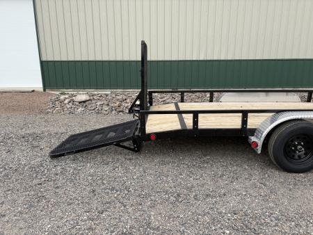 New 2027 20'x83" PJ Tandem Axle Utility Trailer - HD Gate