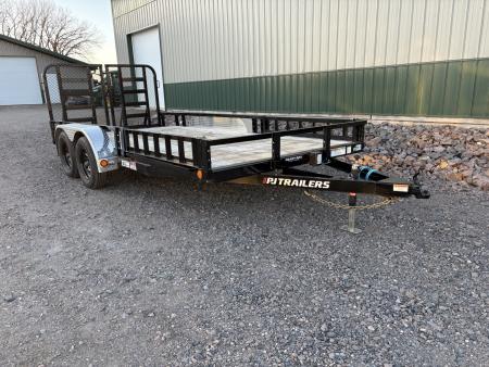 New 2027 PJ 16'x83  Tandem Utility - HD Gate